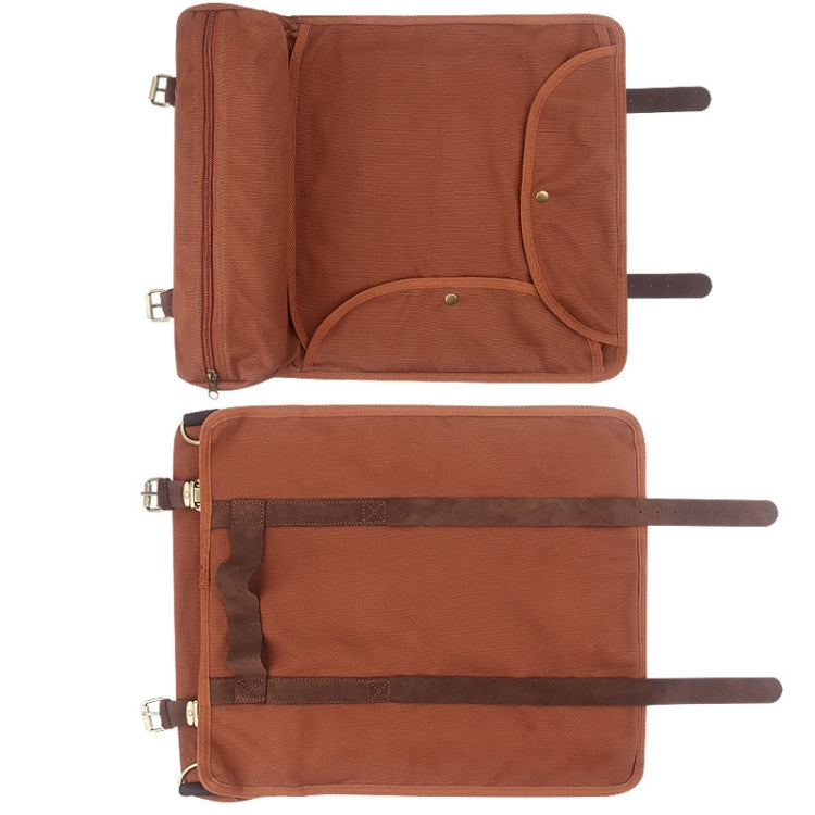 CL179 Bartender Waterproof Canvas Storage Bag Bar Bartending Tools(Brown) - Storage Bags & Boxes by buy2fix | Online Shopping UK | buy2fix