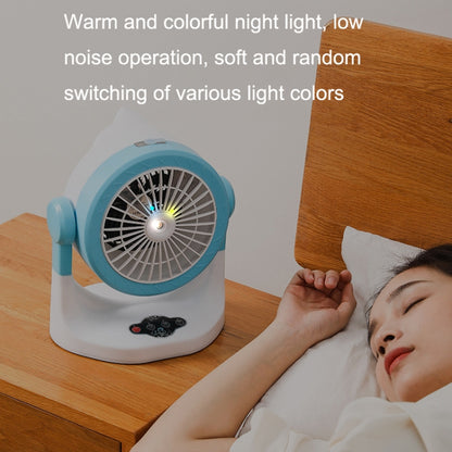 DFS003 Home USB Desktop Mini Air Conditioning Fan Dormitory Humidification Spray Cooler(Blue) - Consumer Electronics by buy2fix | Online Shopping UK | buy2fix