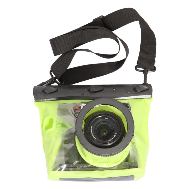 Tteoobl  20m Underwater Diving Camera Housing Case Pouch  Camera Waterproof Dry Bag, Size: M(Green) - Camera Accessories by Tteoobl | Online Shopping UK | buy2fix