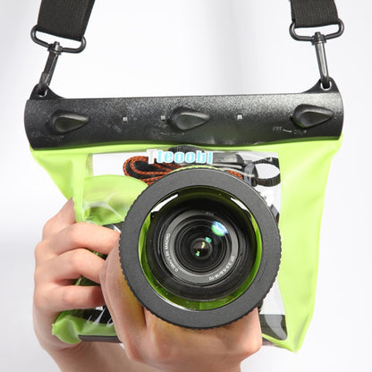 Tteoobl  20m Underwater Diving Camera Housing Case Pouch  Camera Waterproof Dry Bag, Size: L(Green) - Diving Accessories by Tteoobl | Online Shopping UK | buy2fix