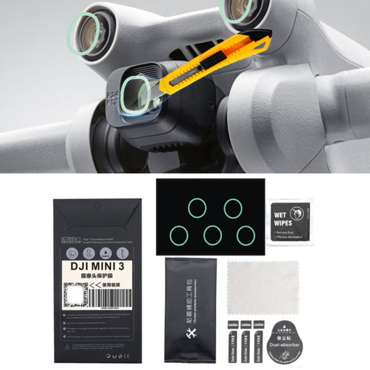 MN3-BHM-SF For DJI Mini 3 Pro Sensor + Lens Protector Anti -Scratch And Anti -Bump Accessories(Black) - DJI & GoPro Accessories by buy2fix | Online Shopping UK | buy2fix