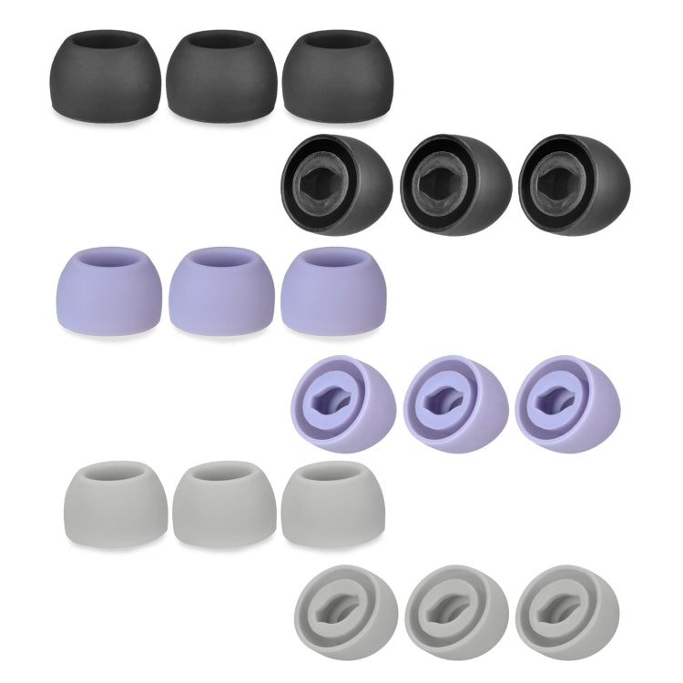 6 PCS Silicone Earplugs For TWS Samsung Galaxy Buds Pro(Small Gray) - Apple Accessories by buy2fix | Online Shopping UK | buy2fix