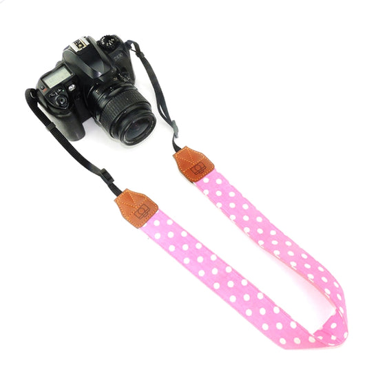 Multi-color Shoulder Neck Strap SLR Retro Camera Shoulder Strap(Rose Pink) - Camera Accessories by buy2fix | Online Shopping UK | buy2fix