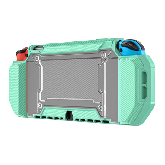 TPU+PC Two-in-one Non-slip Protective Case for Nintendo Switch OLED(Green) - Cases by buy2fix | Online Shopping UK | buy2fix