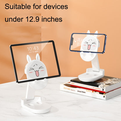 2PCS Mobile Phone Bracket Desktop Cute Cartoon Tablet Live Broadcast Bracket, Style: Rabbit Ear (Pink) - Desktop Holder by buy2fix | Online Shopping UK | buy2fix