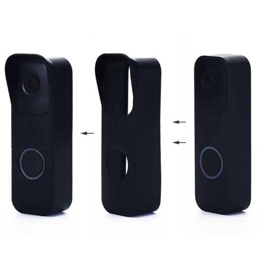 Silicone Cover for Blink A363 Wireless Doorbell(Black) - Security by buy2fix | Online Shopping UK | buy2fix