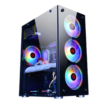 Computer CPU RGB luminous Radiator 8 Fans+Remote Control - Computer & Networking by buy2fix | Online Shopping UK | buy2fix