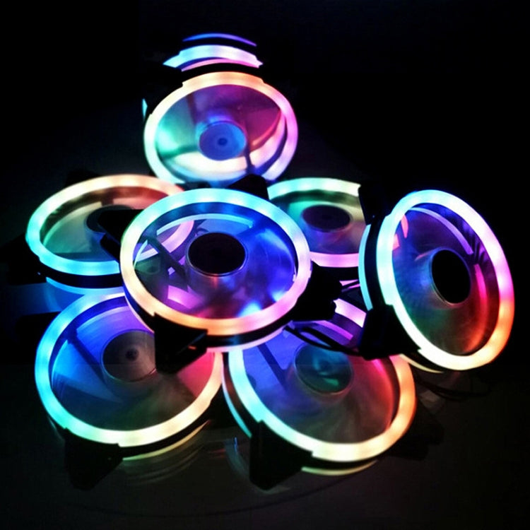 Computer CPU RGB luminous Radiator 8 Fans+Remote Control - Computer & Networking by buy2fix | Online Shopping UK | buy2fix