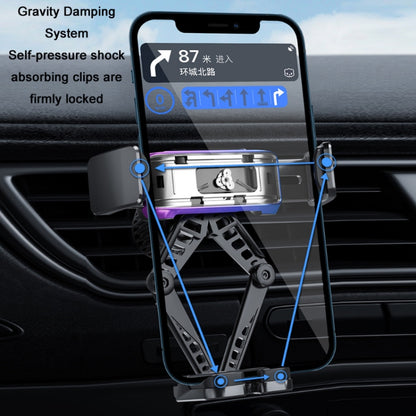 Sumaxpro D8 Car Dashboard Gravity Phone Holder, Color: Black - In Car by Sumaxpro | Online Shopping UK | buy2fix