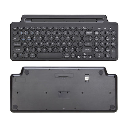 2.4G Bluetooth Wireless Keyboard With Card Slot Bracket With Touchpad - Wireless Keyboard by buy2fix | Online Shopping UK | buy2fix