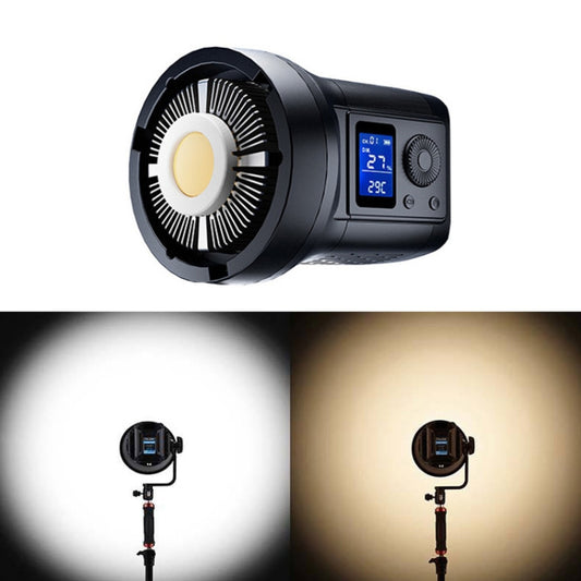 SK-80DS Handheld Live Photo Photography Light Outdoor LED Lighting(80W Cold+Warm Light) - Camera Accessories by buy2fix | Online Shopping UK | buy2fix
