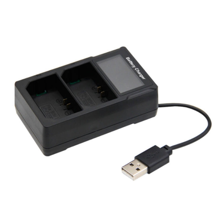 FZ100 USB LCD Screen Dual Charge Camera Battery Charger - Camera Accessories by buy2fix | Online Shopping UK | buy2fix