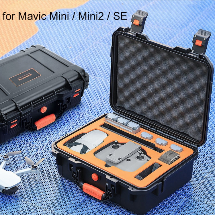 Sunnylife AQX-3 For Mavic Mini / Mini2 / SE Waterproof Safety Box Protective Carrying Case(Black) - DJI & GoPro Accessories by Sunnylife | Online Shopping UK | buy2fix