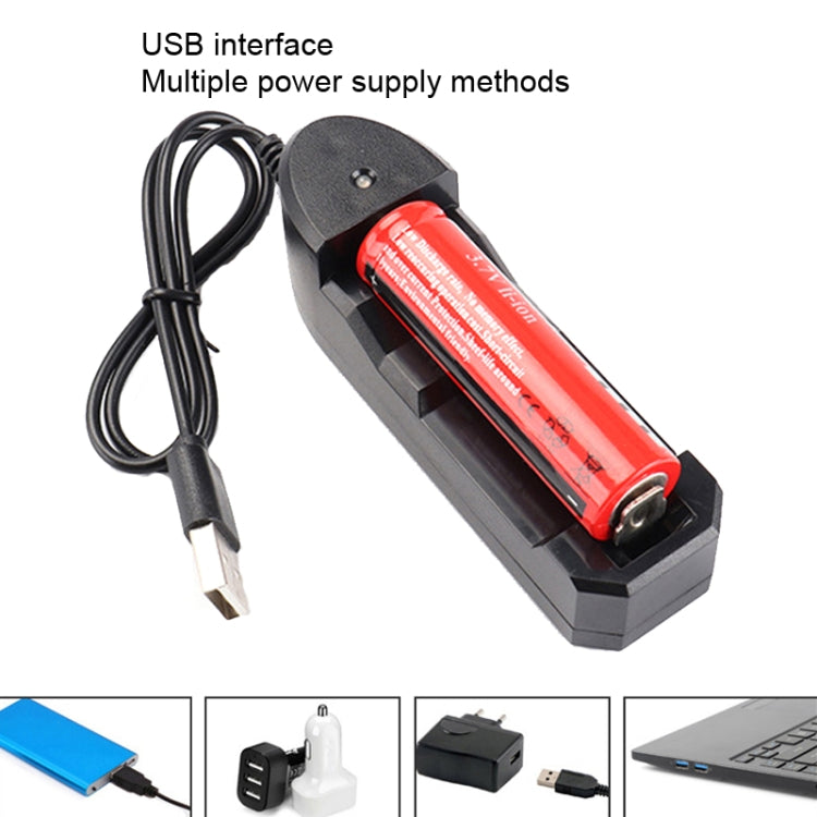 3 PCS BMAX 18650 Lithium Battery Single Slot USB Charger - Consumer Electronics by BMAX | Online Shopping UK | buy2fix