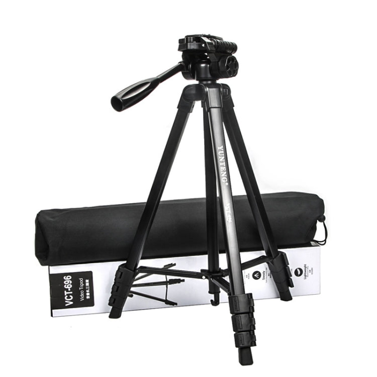 YUNTENG 696 SLR Tripod General Mobile Phone Stand(Black) - Camera Accessories by YUNTENG | Online Shopping UK | buy2fix