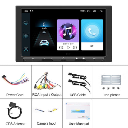 7 inch Carplay GPS Navigation Reverse Integrated Machine, Style: Standard(2+32G) - In Car by buy2fix | Online Shopping UK | buy2fix