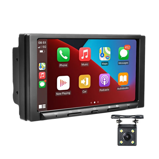 7 inch Carplay GPS Navigation Reverse Integrated Machine, Style: Standard+4 Light Camera(1+16G) - In Car by buy2fix | Online Shopping UK | buy2fix