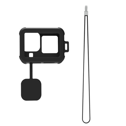 For GoPro HERO10 Black / HERO9 Black Liquid Silicone Case(Black) - DJI & GoPro Accessories by buy2fix | Online Shopping UK | buy2fix
