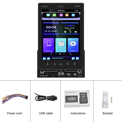 9520C Double Spindle 9.5 inch Vertical Screen Car MP5 Player, Style: Standard - In Car by buy2fix | Online Shopping UK | buy2fix