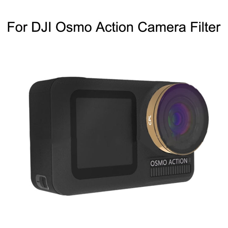 JSR For DJI Osmo Action Motion Camera Filter, Style: LG-CPL - DJI & GoPro Accessories by JSR | Online Shopping UK | buy2fix