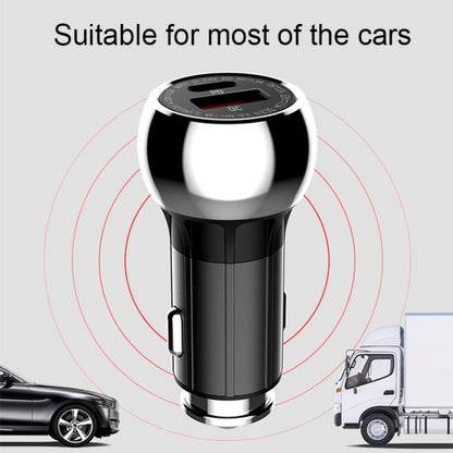 LDNIO C1 36W PD + QC 3.0 Car Fast Charger High Power Smart USB Car Charger with 8 Pin Cable - In Car by LDNIO | Online Shopping UK | buy2fix