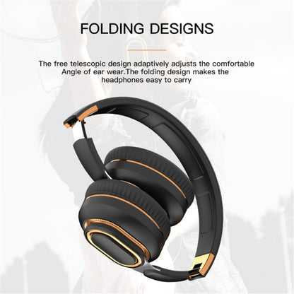 H7 Foldable Wireless Bluetooth Headset With Microphone Support TF Card, AUX(Black) - Apple Accessories by buy2fix | Online Shopping UK | buy2fix