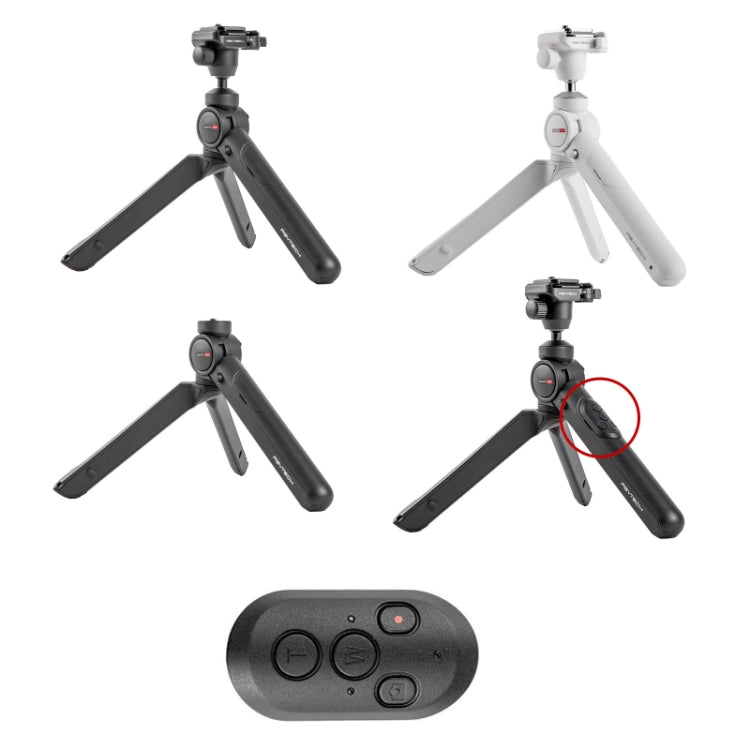 PGYTECH Camera Mobile Phone Desktop Pan Tilt Handheld Tripod, Specification: Remote Control Set - Tripods by PGYTECH | Online Shopping UK | buy2fix