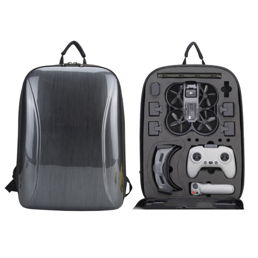 For DJI AVATA  Storage Bag Hard Shell Waterproof Shoulder Bag Backpack(Brushed Gray) - DJI & GoPro Accessories by buy2fix | Online Shopping UK | buy2fix