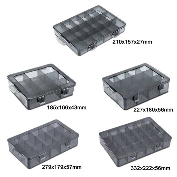 Multi-Compartment Sorted Electronic Parts Organiser, Specifications: 24 Grid - Storage Bags & Boxes by buy2fix | Online Shopping UK | buy2fix