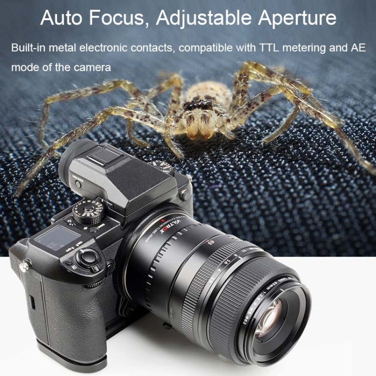 For Fujifilm 50R/50S VILTROX DG-GFX45mm Camera Medium Format Macro Adapter - Camera Accessories by VILTROX | Online Shopping UK | buy2fix