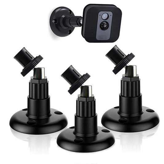For Blink Camera 3pcs Wall Mounted Bracket Home Security Accessories(Black) - Security by buy2fix | Online Shopping UK | buy2fix
