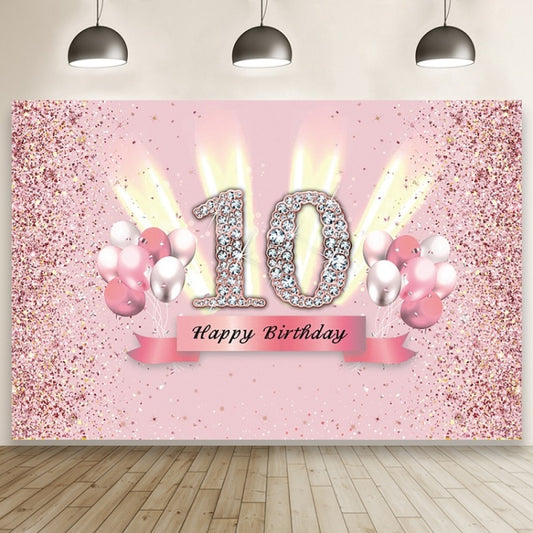 1.5x1m Cartoon Digital Birthday Balloon Party Scene Photographic Backdrop(Mdt11367) - Camera Accessories by buy2fix | Online Shopping UK | buy2fix