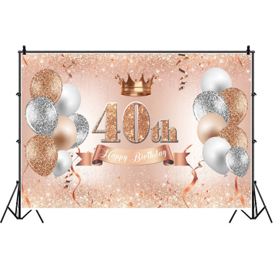 MDN121220 1.5m x 1m Rose Golden Balloon Birthday Party Background Cloth Photography Photo Pictorial Cloth - Camera Accessories by buy2fix | Online Shopping UK | buy2fix