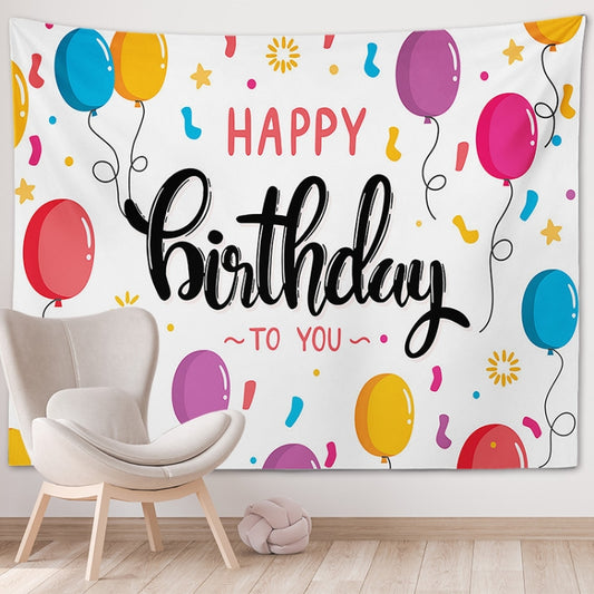 Happy Birthday Photo Backdrop Party Decoration Tapestry, Size: 100x75cm(GT56-1) - Camera Accessories by buy2fix | Online Shopping UK | buy2fix