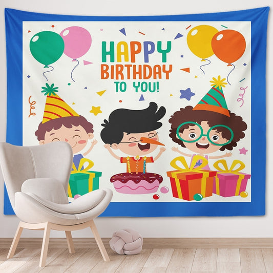 Happy Birthday Photo Backdrop Party Decoration Tapestry, Size: 150x100cm(GT56-4) - Camera Accessories by buy2fix | Online Shopping UK | buy2fix