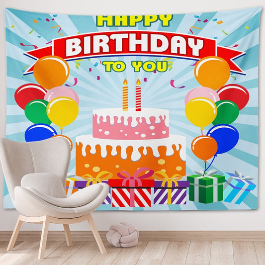 Happy Birthday Photo Backdrop Party Decoration Tapestry, Size: 150x100cm(GT56-10) - Camera Accessories by buy2fix | Online Shopping UK | buy2fix