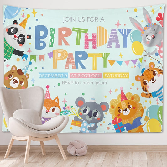 Happy Birthday Photo Backdrop Party Decoration Tapestry, Size: 200x150cm(GT56-8) - Camera Accessories by buy2fix | Online Shopping UK | buy2fix
