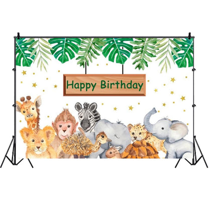 MDM07437 1.5m x 1m Animal Forest Cartoon Birthday Party Banquet Decoration Photo Background Cloth - Camera Accessories by buy2fix | Online Shopping UK | buy2fix