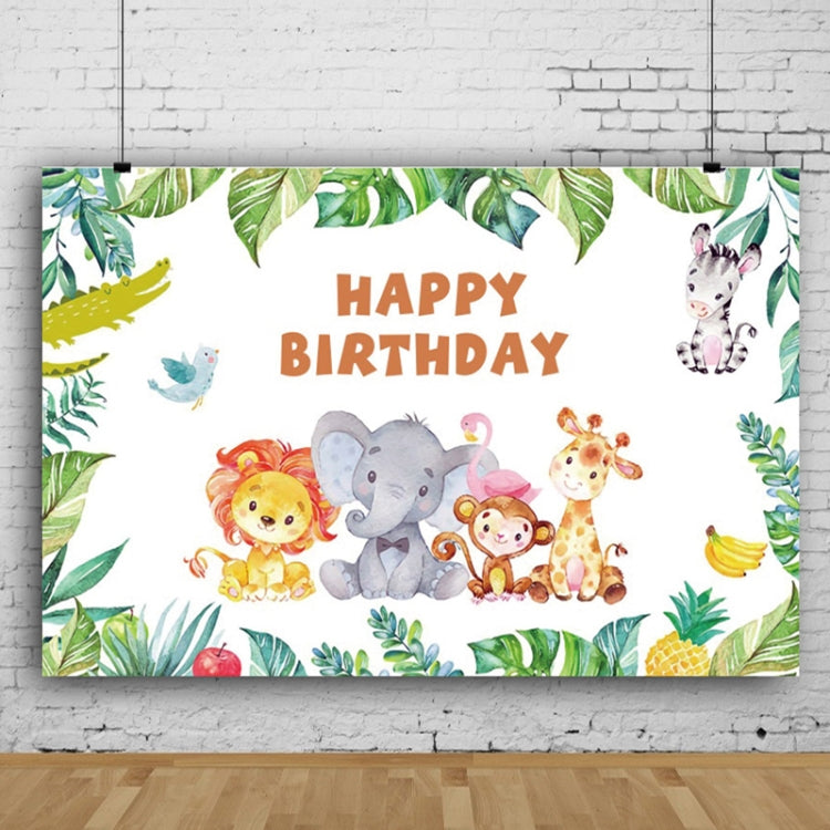 MDM07437 1.5m x 1m Animal Forest Cartoon Birthday Party Banquet Decoration Photo Background Cloth - Camera Accessories by buy2fix | Online Shopping UK | buy2fix