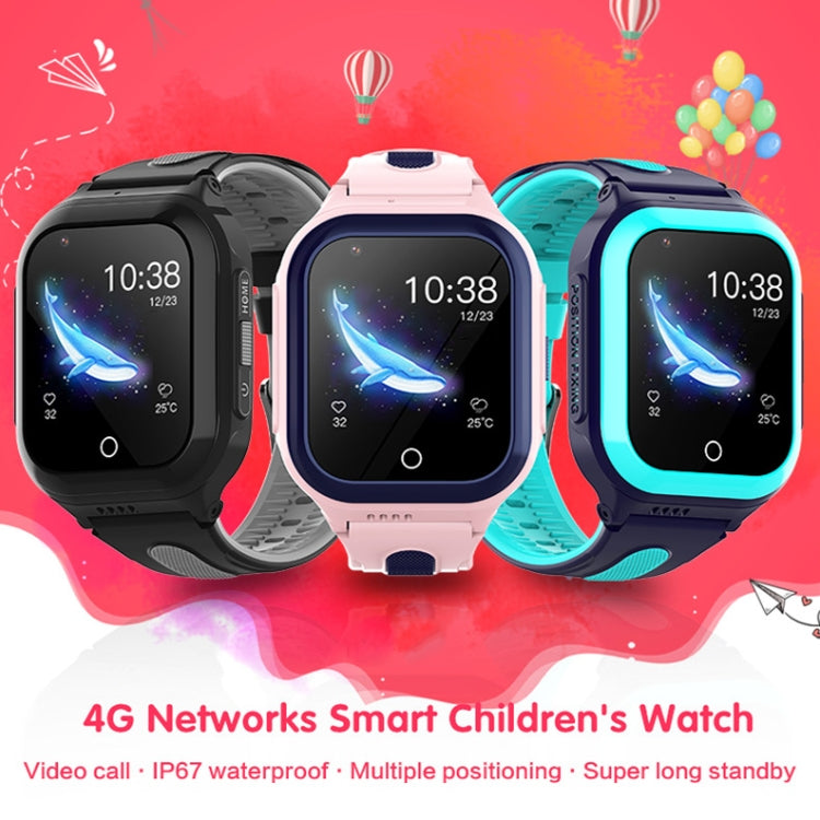 DF70 1.4 Inch 4G GPS + WIFI + LBS Positioning Children Calling Watch With SOS Function, Color: Black - Smart Wear by buy2fix | Online Shopping UK | buy2fix