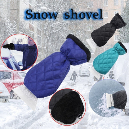 Thick Waterproof Snow Removal Shovel Car Warm Gloves(Green) - In Car by buy2fix | Online Shopping UK | buy2fix
