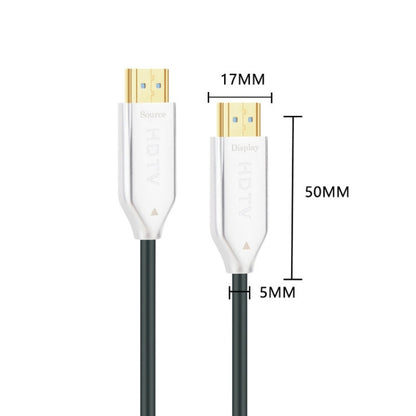 2.0 Version HDMI Fiber Optical Line 4K Ultra High Clear Line Monitor Connecting Cable, Length: 70m With Shaft(White) - Cable by buy2fix | Online Shopping UK | buy2fix