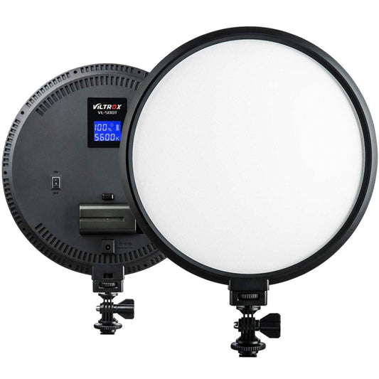 VILTROX VL-500T Intelligent Digital Display Circular LED Photography Fill Light - Camera Accessories by VILTROX | Online Shopping UK | buy2fix
