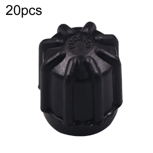 20pcs Car Air Conditioner Dustproof Plastic Valve Leakproof Cap(Small) - In Car by buy2fix | Online Shopping UK | buy2fix