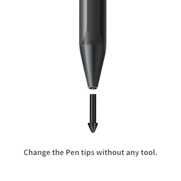 For Lenovo Tab P11 Pro Rechargeable 11.5 Inch TB-J706F Pressure Touch Pen(Silver) - Stylus Pen by buy2fix | Online Shopping UK | buy2fix