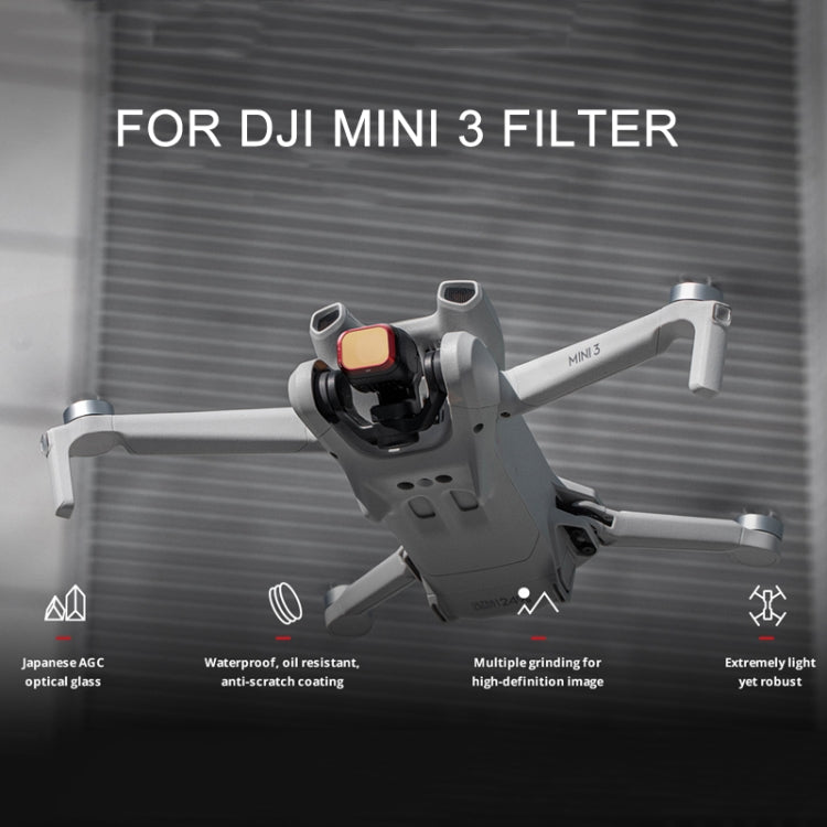 For DJI Mini 3 PGYTECH Filter Aluminum Alloy Drone Filter,Spec: UV - DJI & GoPro Accessories by PGYTECH | Online Shopping UK | buy2fix
