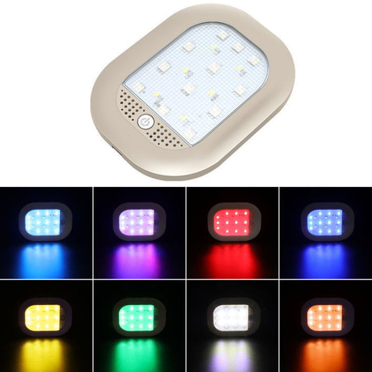 Car Colorful Strong Magnetic LED Lighting Reading Lights(Beige) - In Car by buy2fix | Online Shopping UK | buy2fix