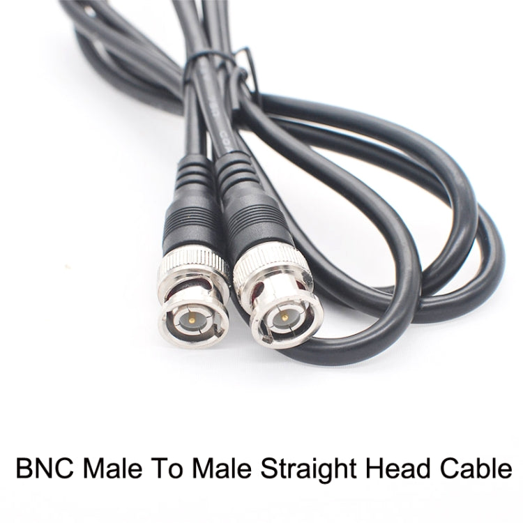 BNC Male To Male Straight Head Cable Coaxial Cable Video Jumper, Length: 0.5m - Security by buy2fix | Online Shopping UK | buy2fix