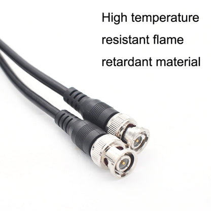 BNC Male To Male Straight Head Cable Coaxial Cable Video Jumper, Length: 2m - Security by buy2fix | Online Shopping UK | buy2fix