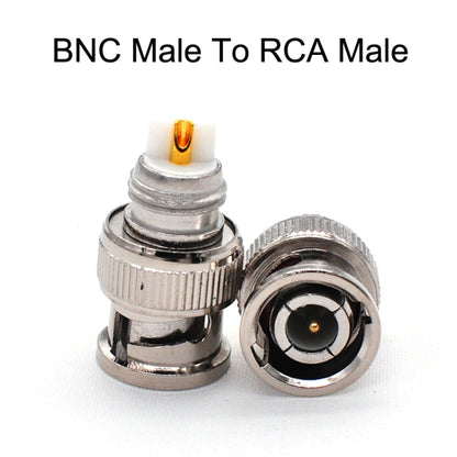 BNC Male To RCA Male Connection Cable Copper HD Video Coaxial Cable Monitoring Cable, Length: 1m - Security by buy2fix | Online Shopping UK | buy2fix